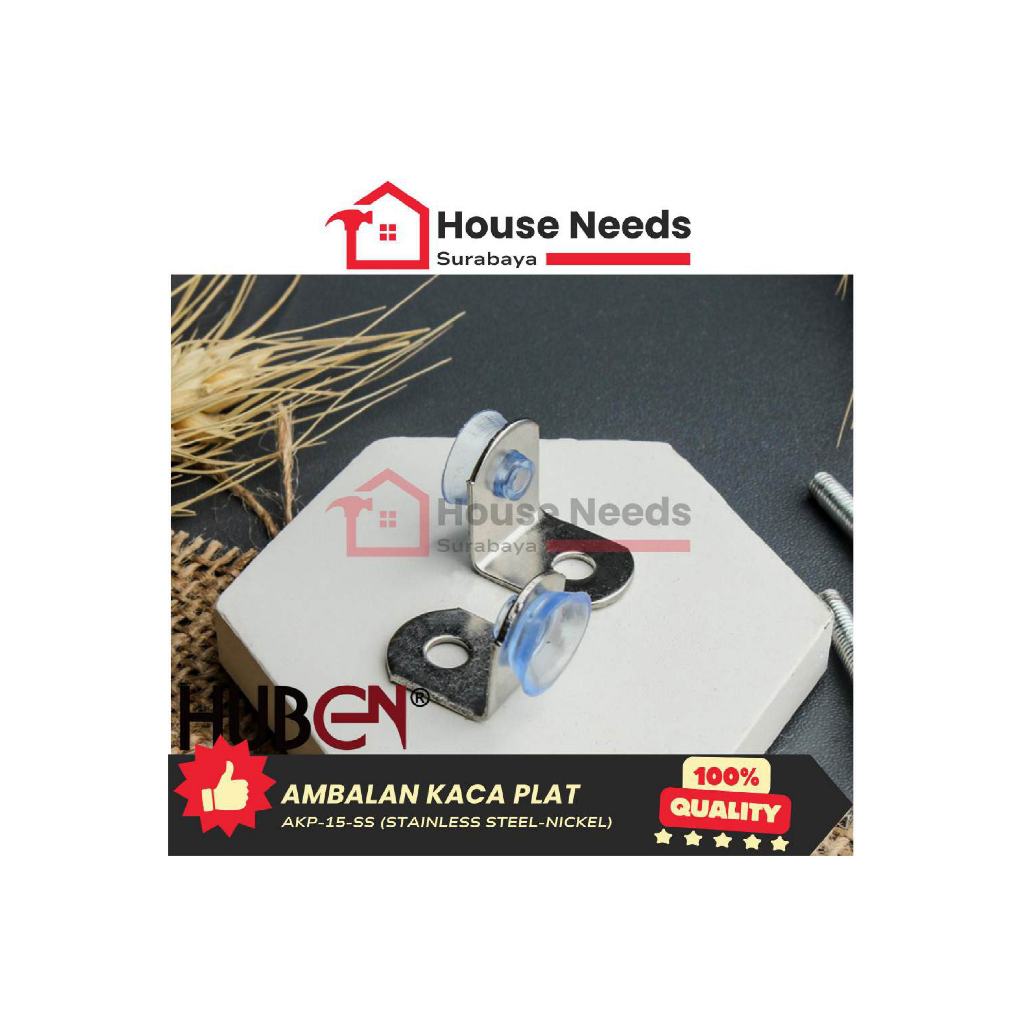 Ambalan Kaca Plat AKP-15-SS HUBEN