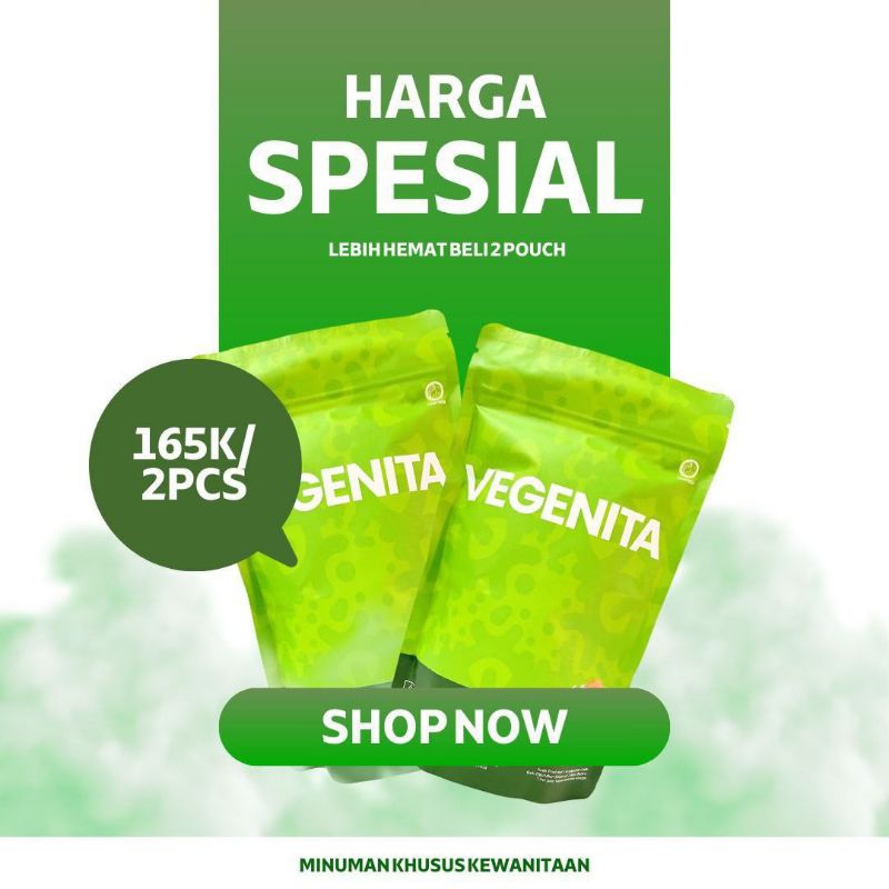 

Vegenita 1 Paket Minuman Herbal Wanita by Jeddina Leafhea Original