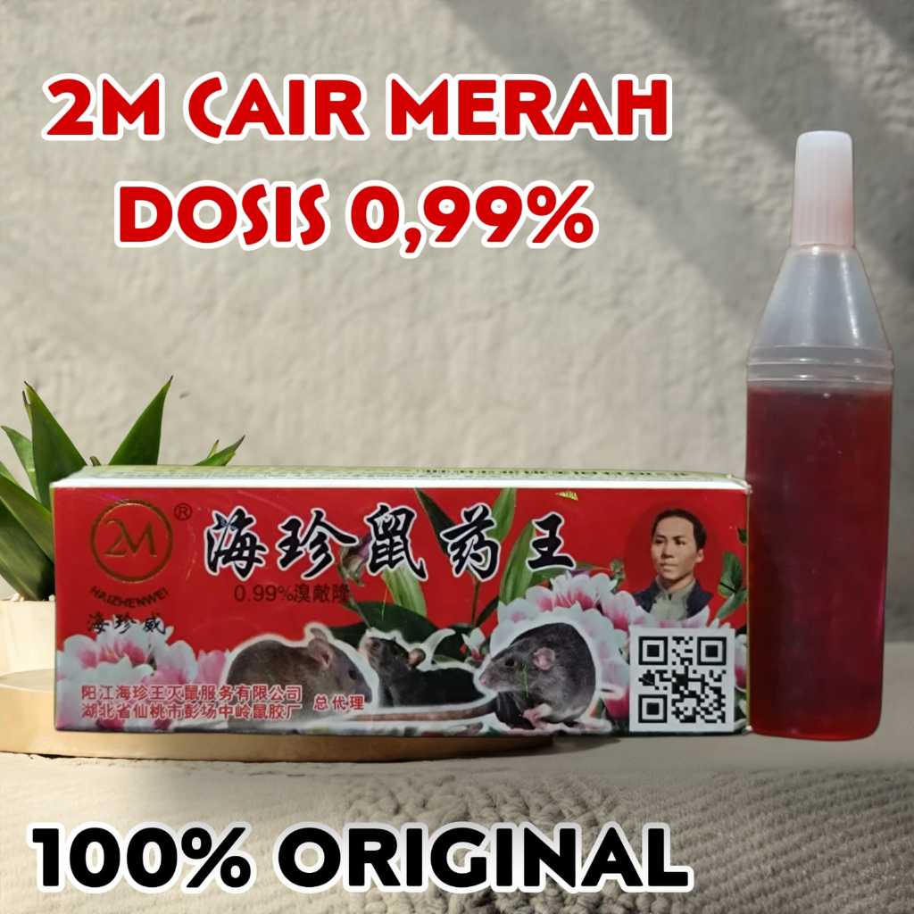 [RACUN TIKUS CAIR MERAH 2M DOSIS TINGGI 0,99%] RACUN TIKUS CAIR MERAH 2M ORIGINAL DOSIS TINGGI 0,99%