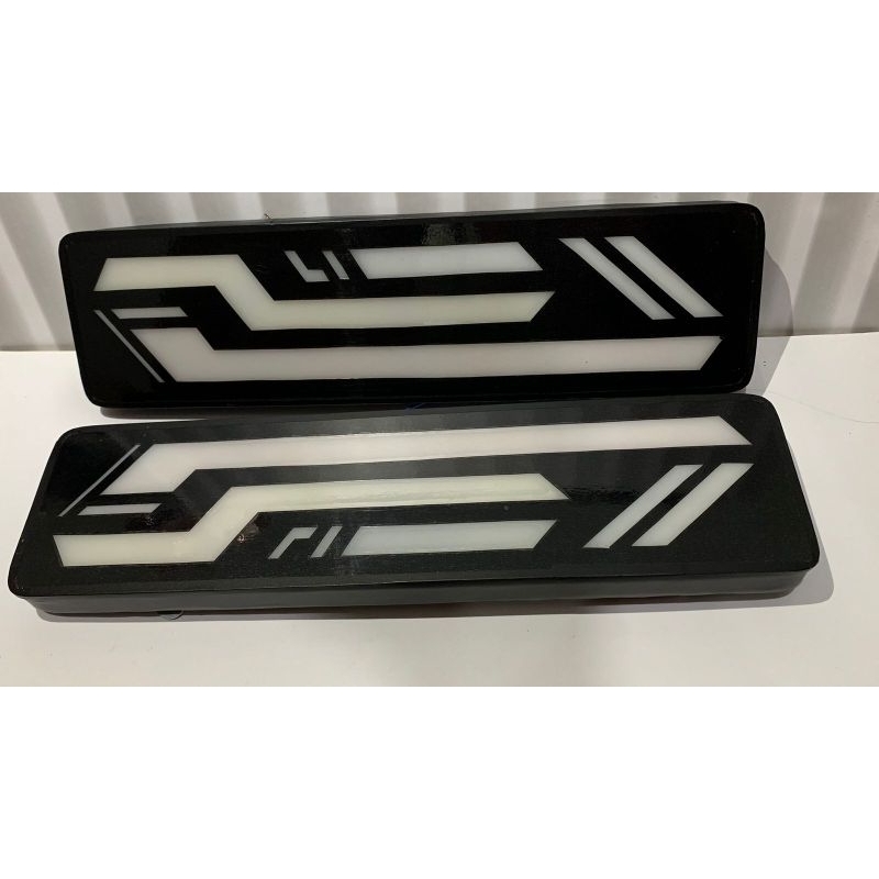 lampu rem variasi buat mobil traga dan panther pick up