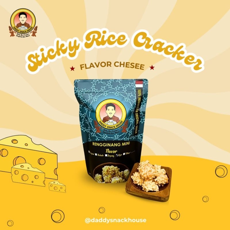 

Rengginang Daddy Snack Rasa Keju
