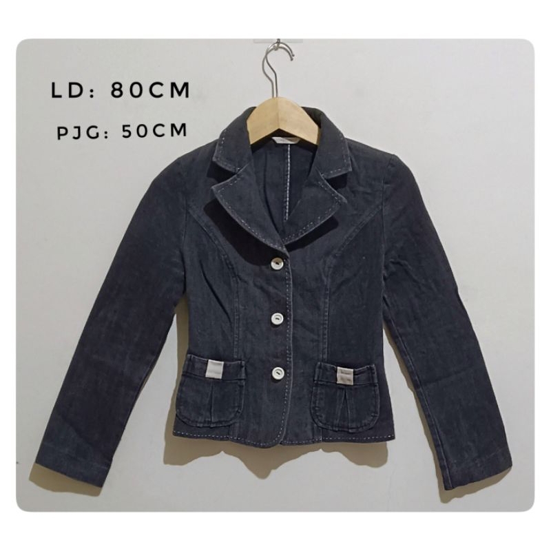 Preloved Blazer Hitam Branded