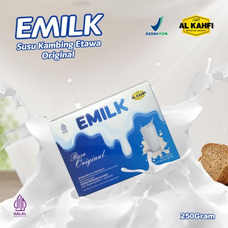 

EMILK SUSU KAMBING ETAWA BUBUK RASA ORIGINAL 10 SACHET / 250 GRAM