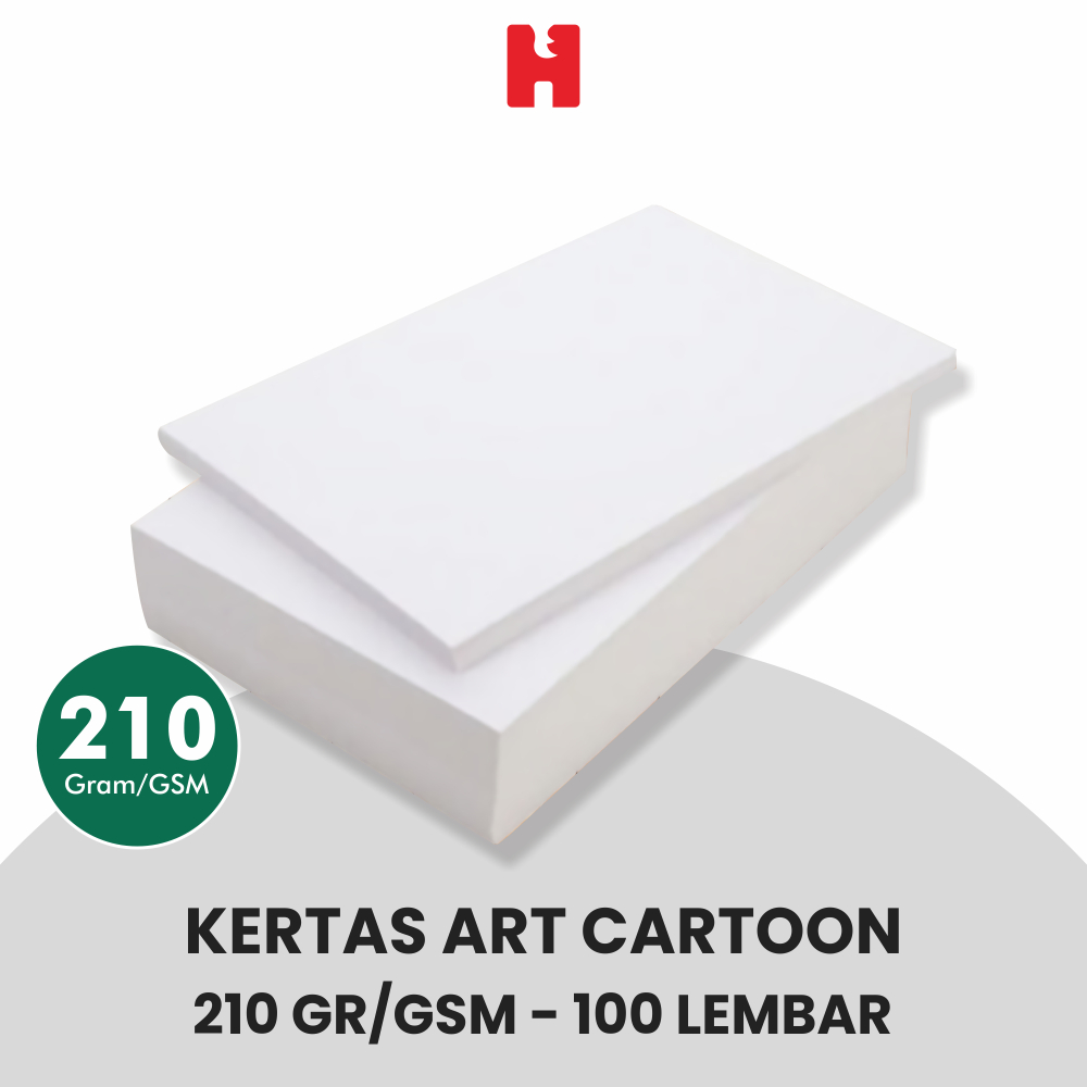 

Kertas Art Carton/Art Cartoon 210 GSM/Gramasi - Isi 100 Lembar