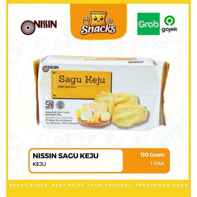 

Lav.snacks Nissin Sagu Keju 110 Gram