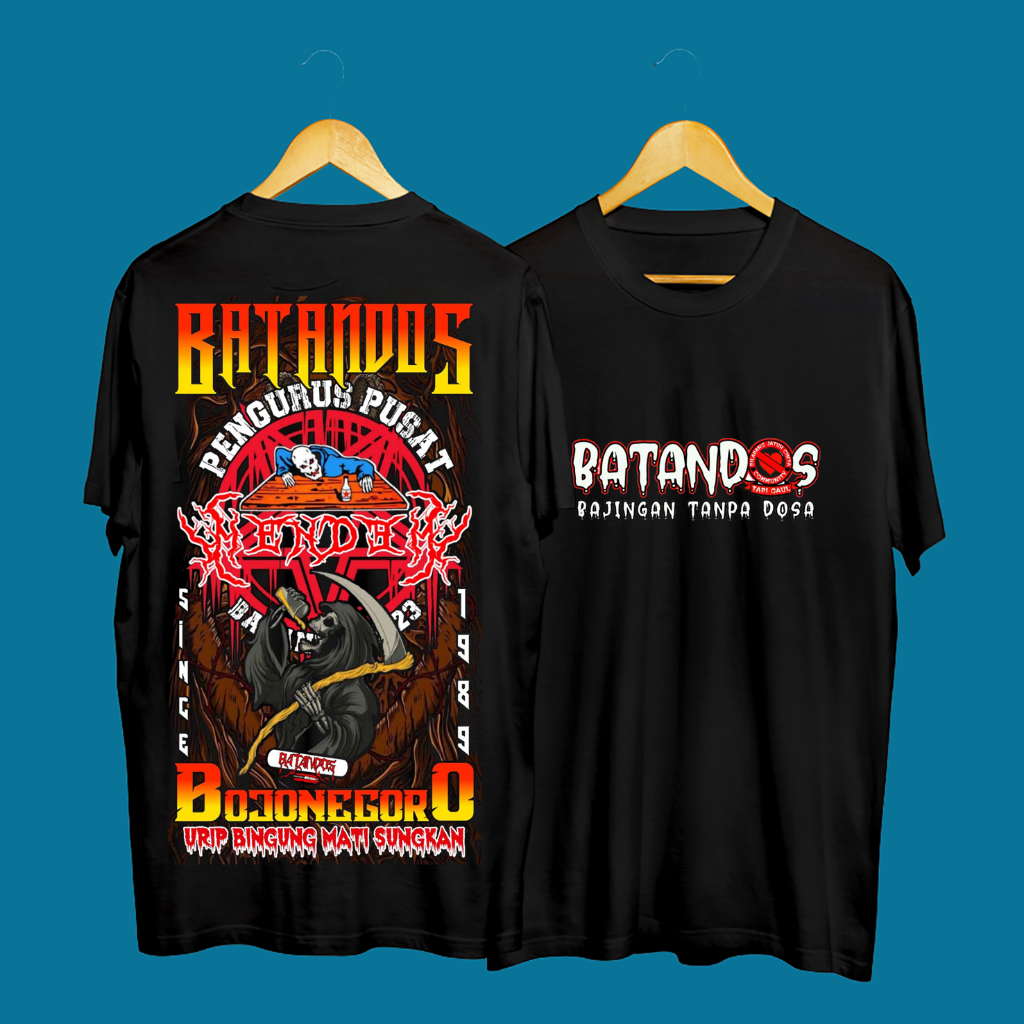 Kaos Tshirt Baju Distro Batandos Mendem Netral Pengurus Pusat 1989 Premium Terbaru