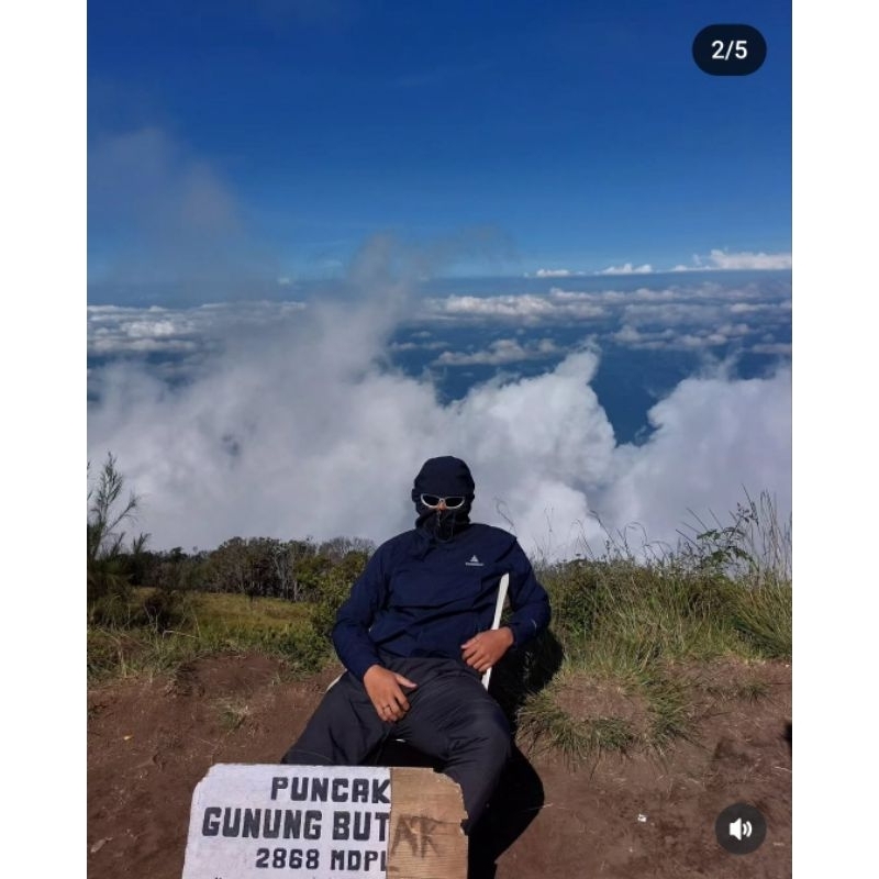 Jaket gorpcore Waimarang bigarmour packable waterprof uk L