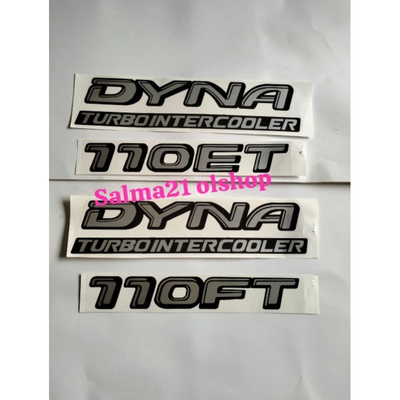 stiker mobil truk Dyna 110ET/110FT