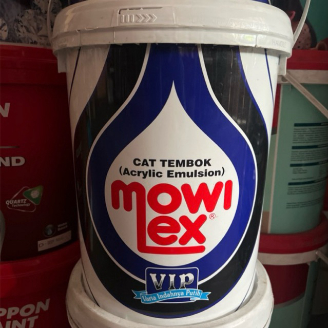 Cat tembok Mowilex Emulsion E1000 Putih PRIMA VIP 20L PAIL