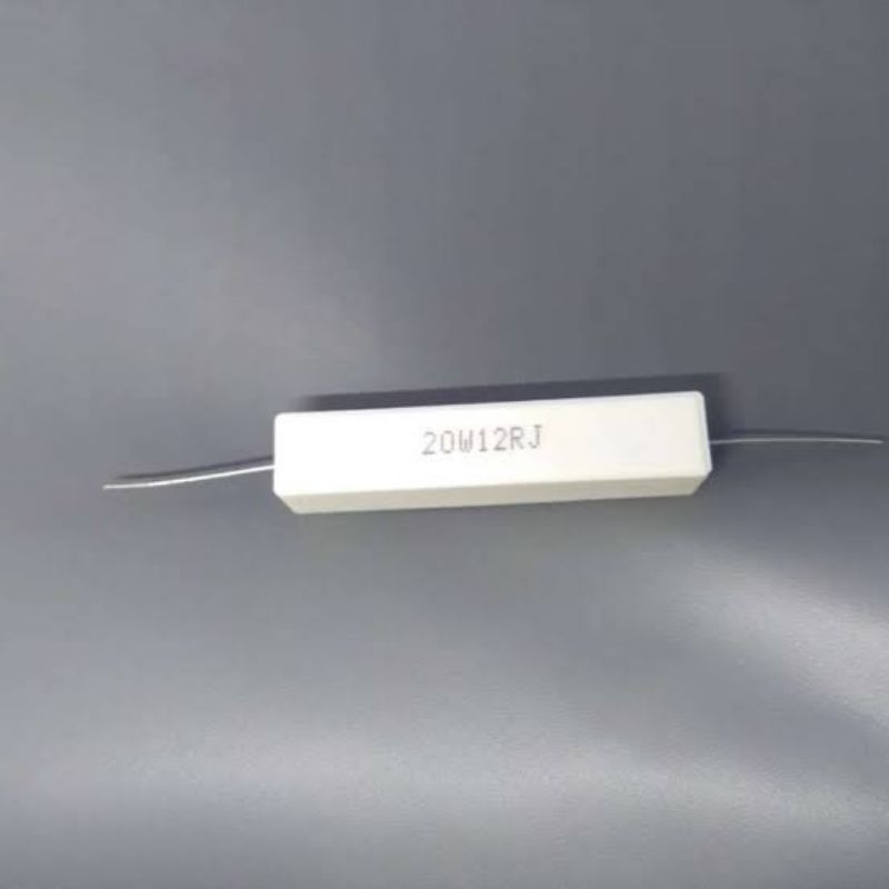 1pc RESISTOR 20WATT resistor 20watt Resistor 20W resistor kapur putih bagus tahanan kapor 20w