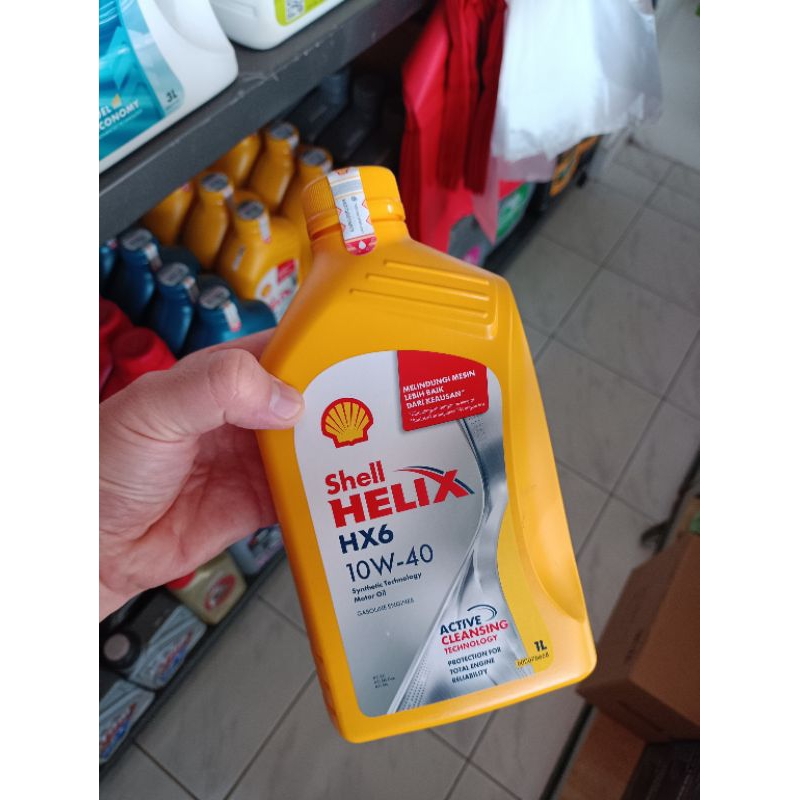 oli shell hx6 10w-40 1 liter