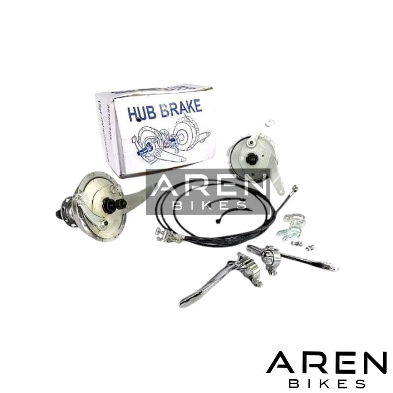 REM TROMOL SEPEDA JENGKI MERK PHOENIX TEROMOL DEPAN BELAKANG SET KABEL HANDLE PAKET KOMPLIT BESI KRO