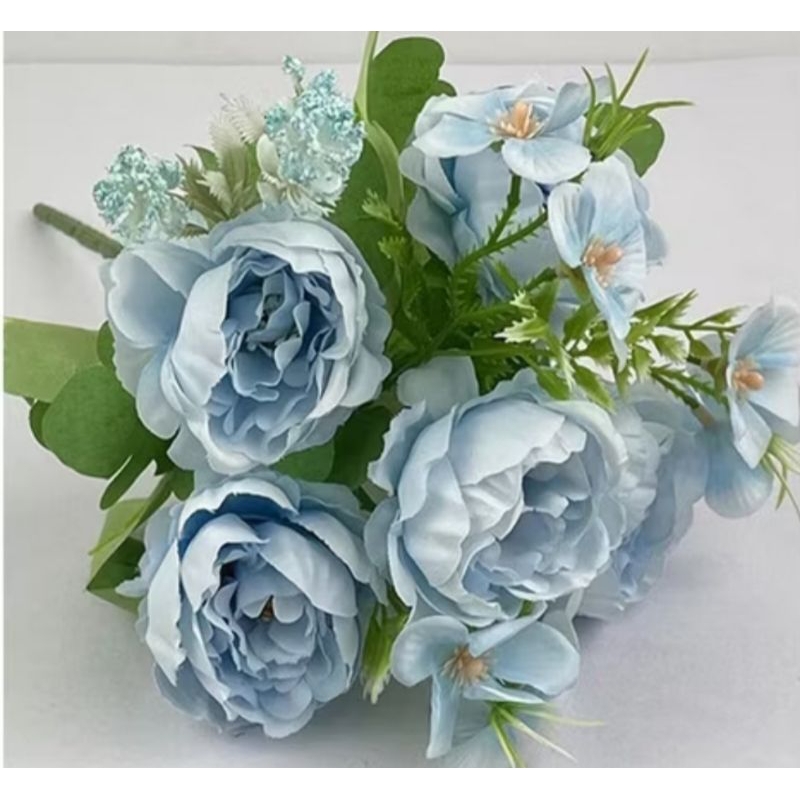 bunga peony Kamboja dekorasi bunga palsu