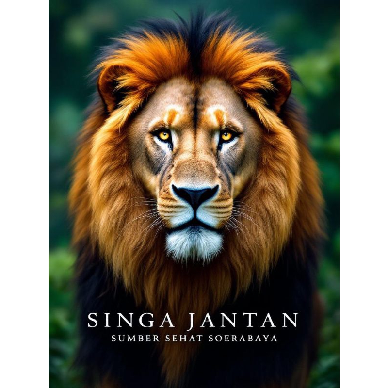 custom order desain tulisan singa jantan gambar singa jantan
