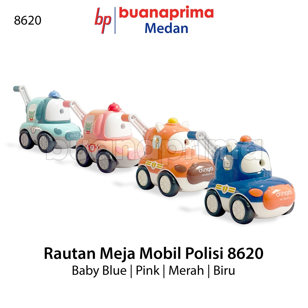 

Rautan MEJA MOBIL POLISI No 8620 Dingb Serutan Pensil Karakter Sharpener Putar Manual
