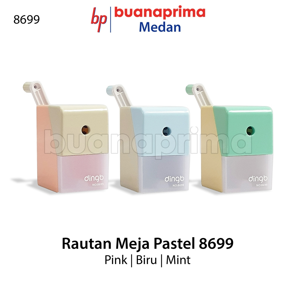 

Rautan MEJA PASTEL No 8699 Dingb Serutan Pensil Sharpener Putar Manual