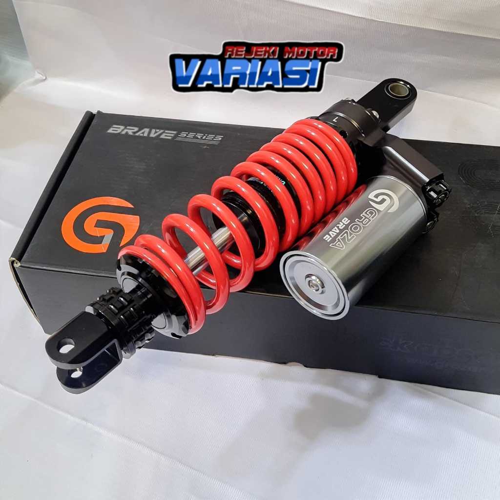 Shock Groza 330 mm Brave Series Shockbreaker Groza Brave Vario 125 150 160 Red