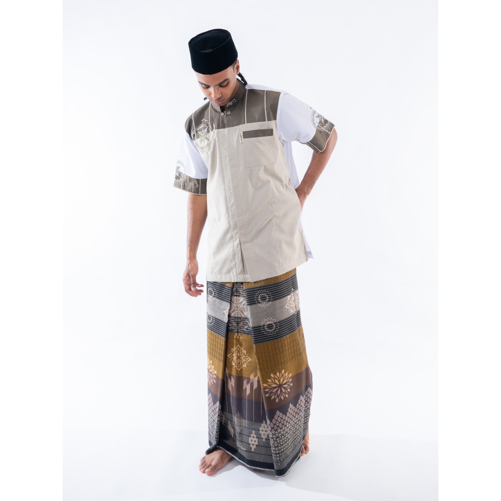 KAMILIANO SARUNG PRIA GOLD 133 - GRAY