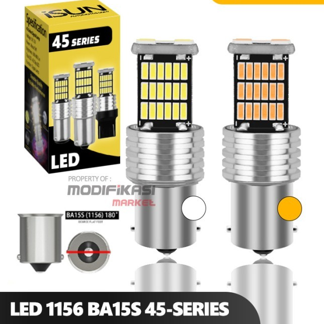 LAMPU LED 1156 BA15D 33 TITIK LAMPU SIGN SEIN MOBIL LAMPU MUNDUR MOBIL