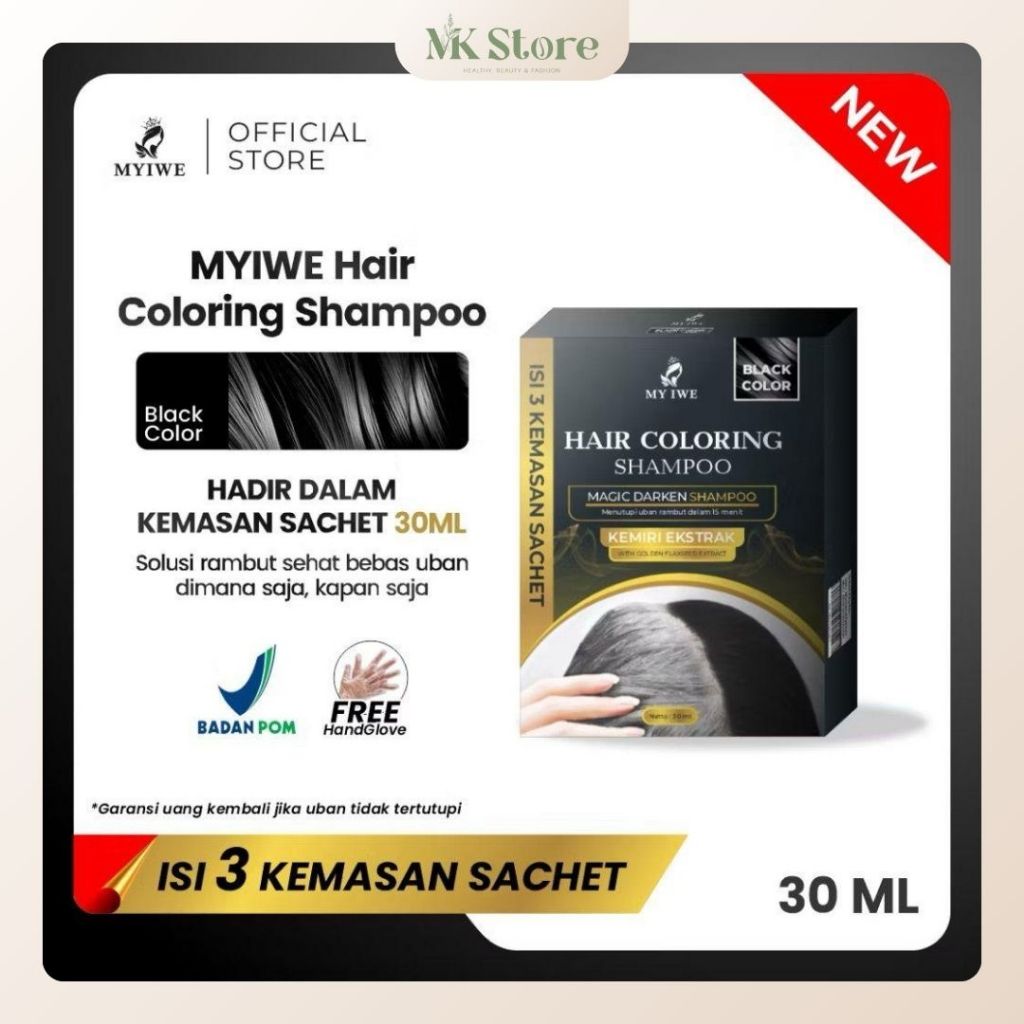 MYIWE Shampo penghitam Uban SACHET 30ml