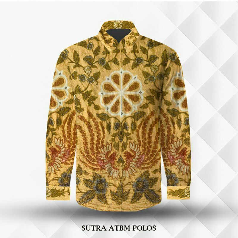 kain batik tulis sutera atbm. batik tulis pria. kain. ad