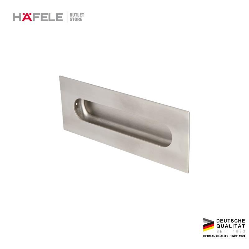 Hafele Flush Handle Pintu Geser Kilimanjaro Steel – Tarikan Sliding Door Minimalis