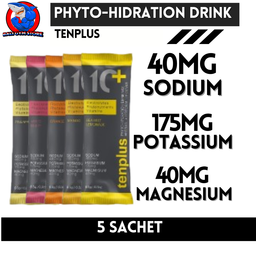 

Tenplus 10+ Phyto - Hydration Drink 5 Sachet Minuman Elektrolit Electrolytes