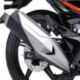 Cover Knalpot Silver Kawasaki Athlete Pro (14041-0595-458)