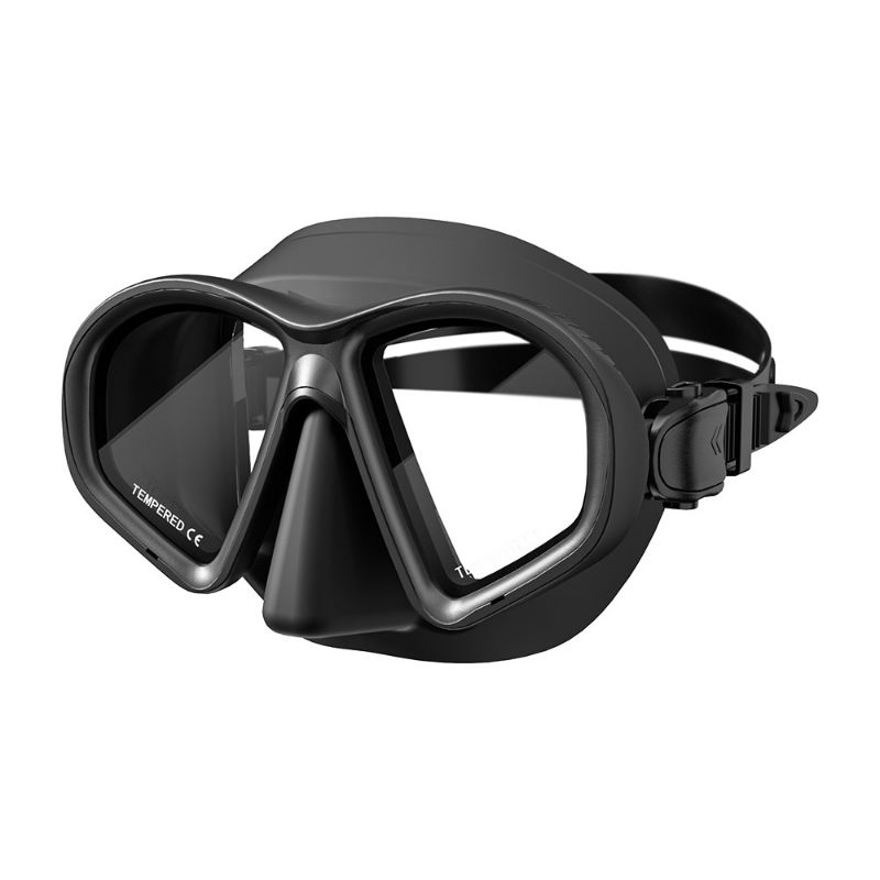 masker selam freedive mask diving scuba mask low volume tempered glass
