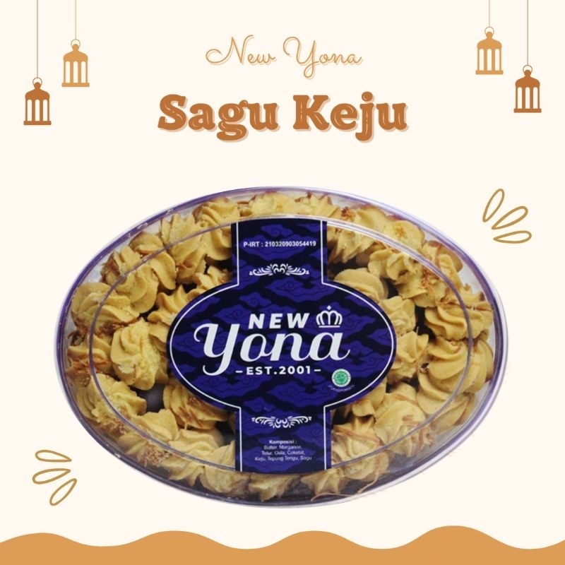 

KUE KERING NEW YONA COOKIES VARIAN SAGU KEJU 385 GR