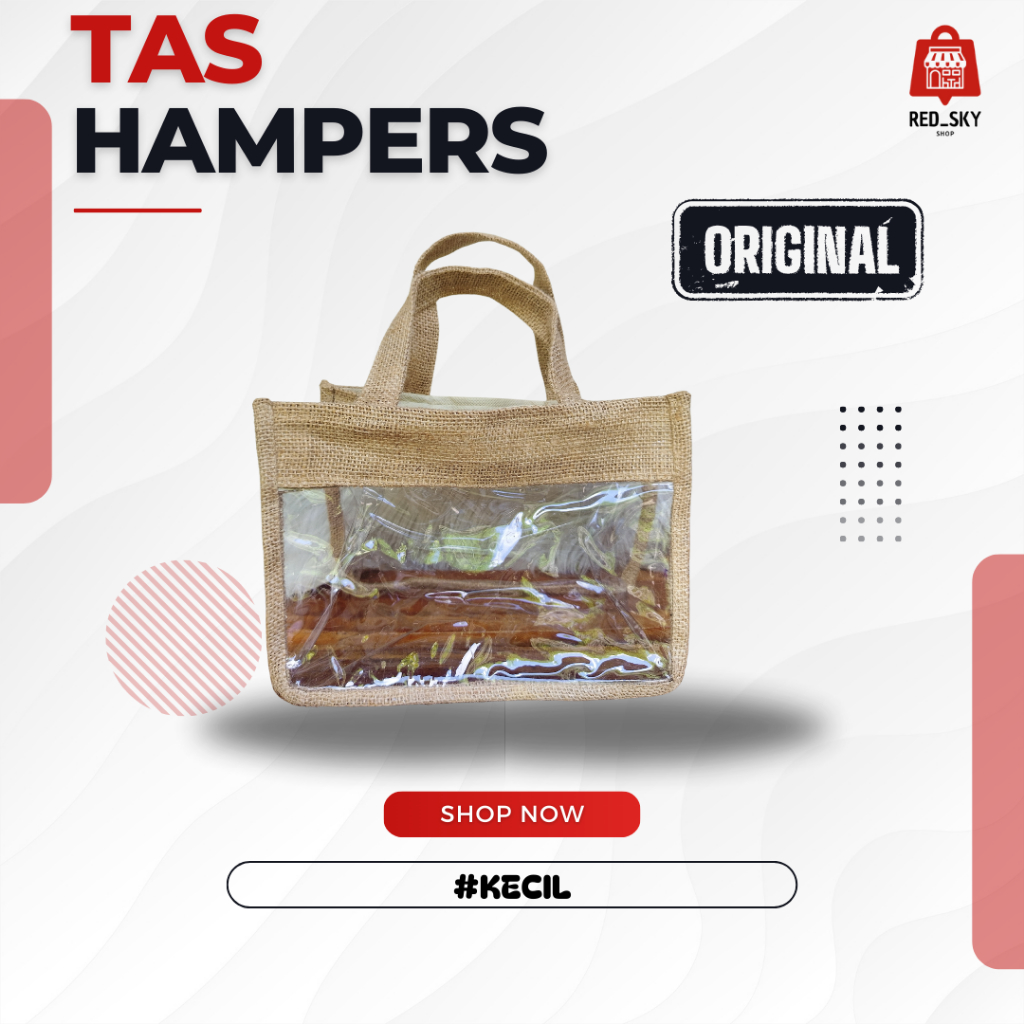 

Tas Mika Goni - Tas Hampers Transparan - Tas parcel TAS GONI GOODIE BAG #VARIASI KECIL