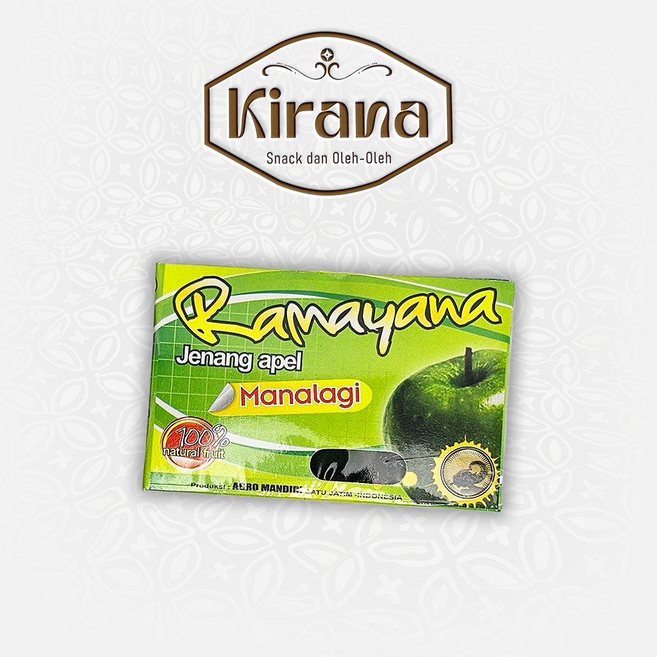 Kirana Snack Grosir Jenang Buah Murah 125 Gram Apel Nangka Strawberry Jajan Oleh-Oleh Khas Malang