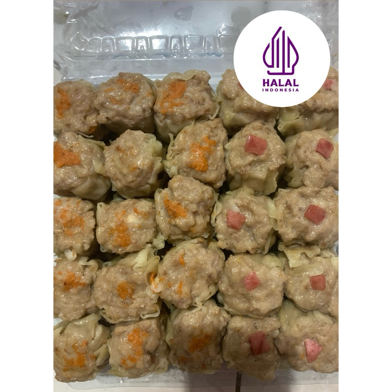 

DIMSUM JUMBO FROZEN ISI 50 PCS FREE SAOS FULL DAGING AYAM