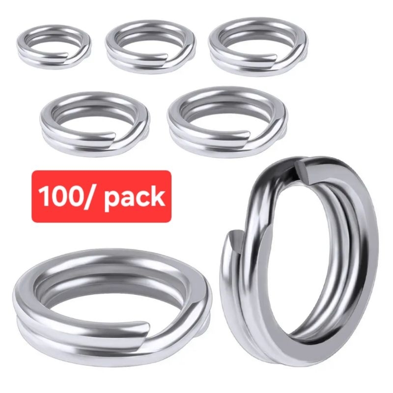 split ring 100 pcs per pack bahan SS304