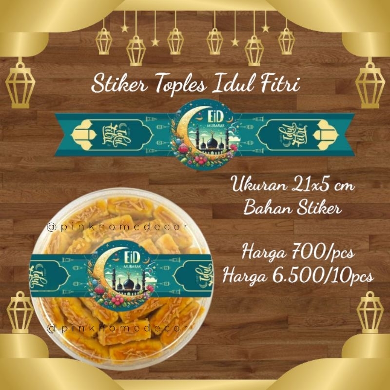 

Stiker kue lebaran | Sticker kue idul fitri | Stiker toples kue hari raya idul fitri