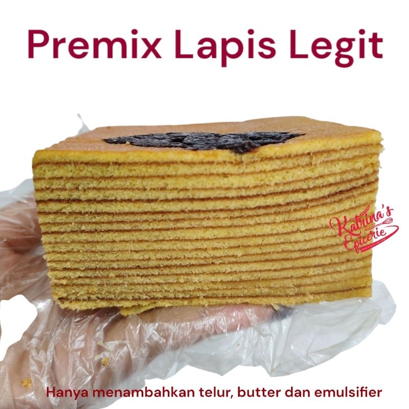 

Premix Lapis Legit 500 Gram Bisa Jadi 2 Loyang Thousand Layer Cake