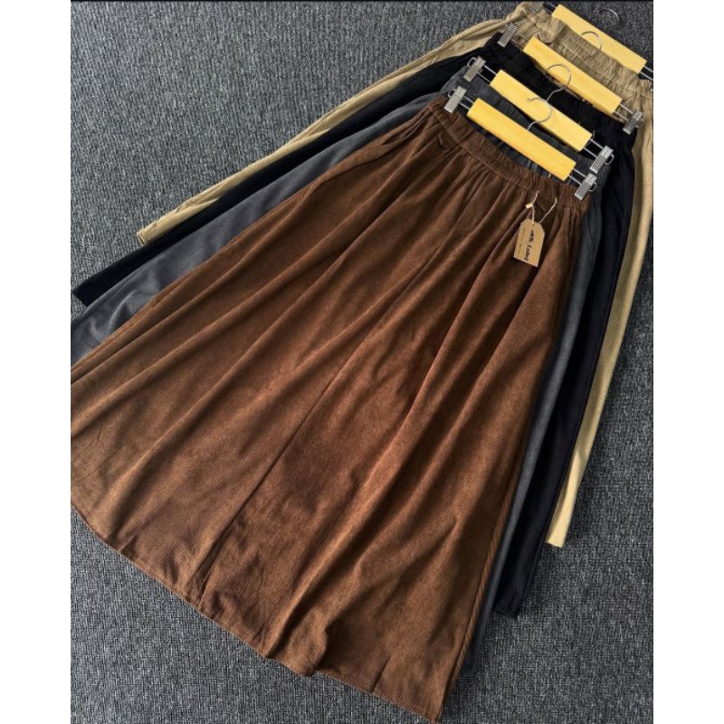 rok corduroy/rok wanita corduroy korean style/rok corduroy wanita import