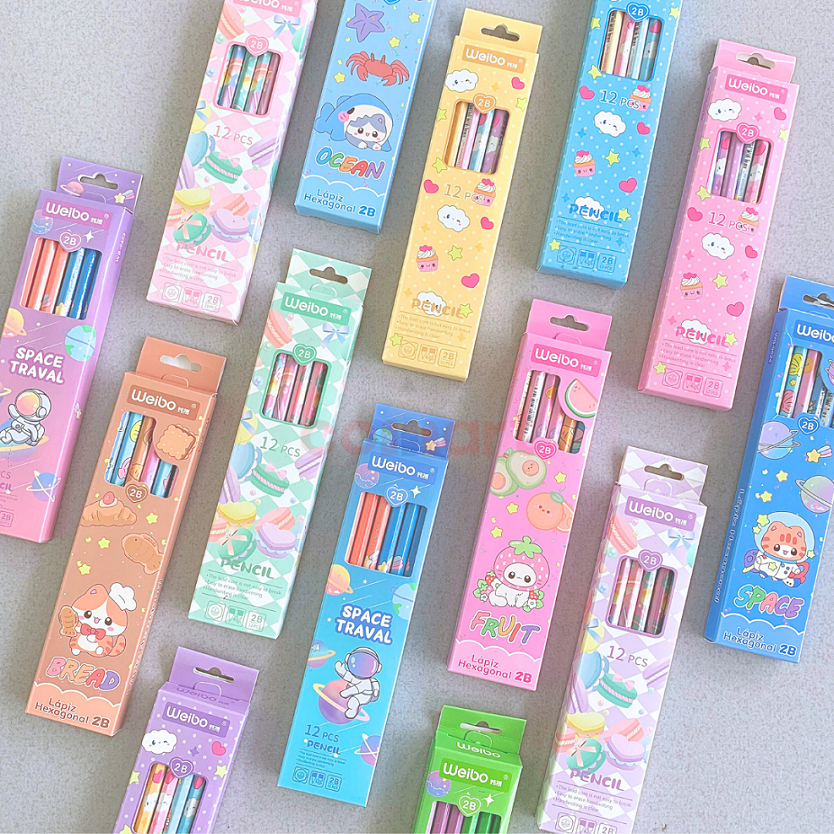 

WEIBO PENSIL 2B MOTIF 1 PACK 12 PCS