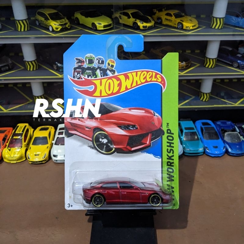 hot wheels lamborghini estoque merah