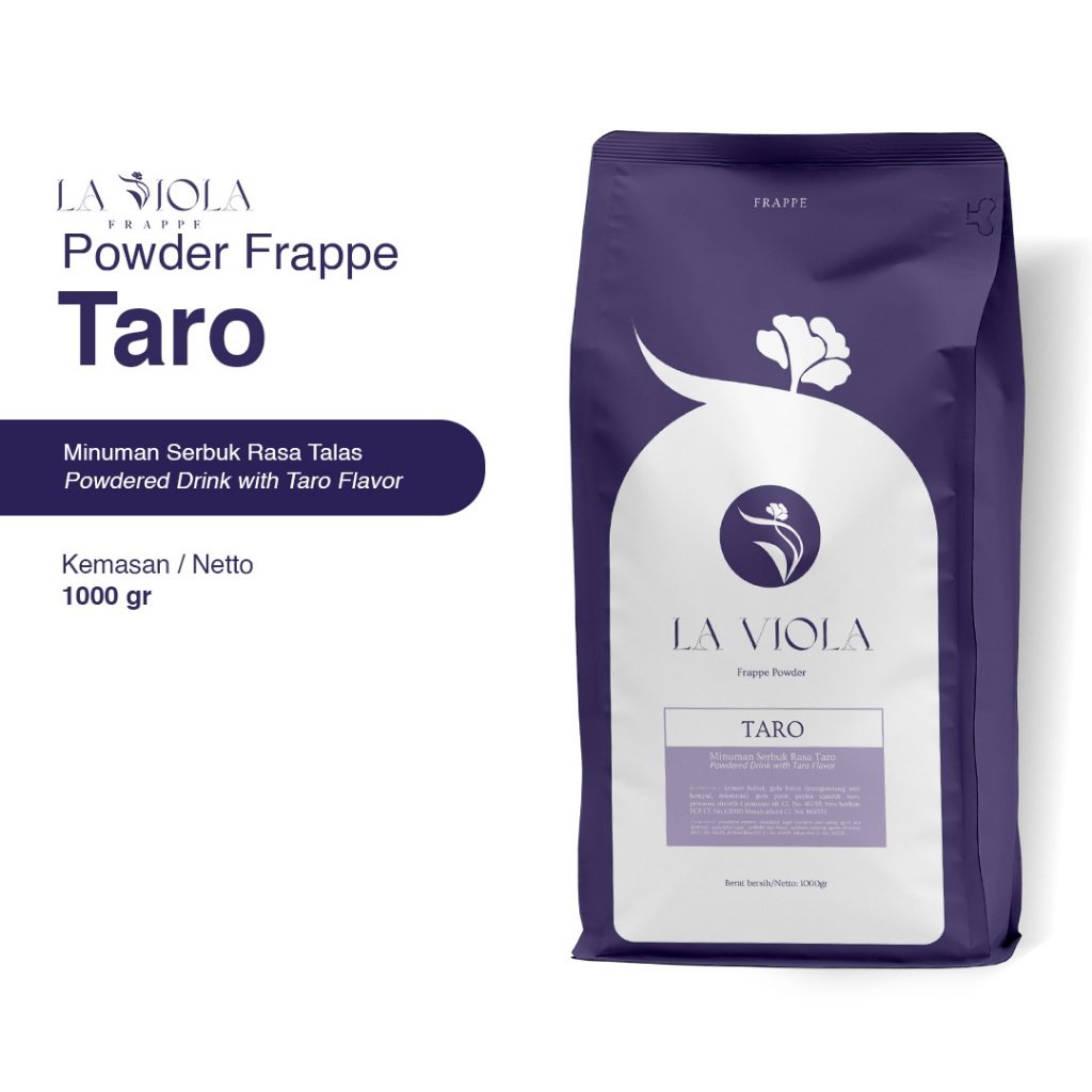 

La Viola Taro Powder Drink 1000gr - Bubuk Minuman Rasa Taro La Viola