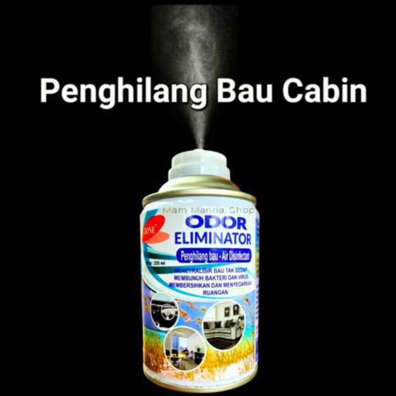Penghilang bau apek mobil/cabin desinfektan/pewangi/pengharum mobil
