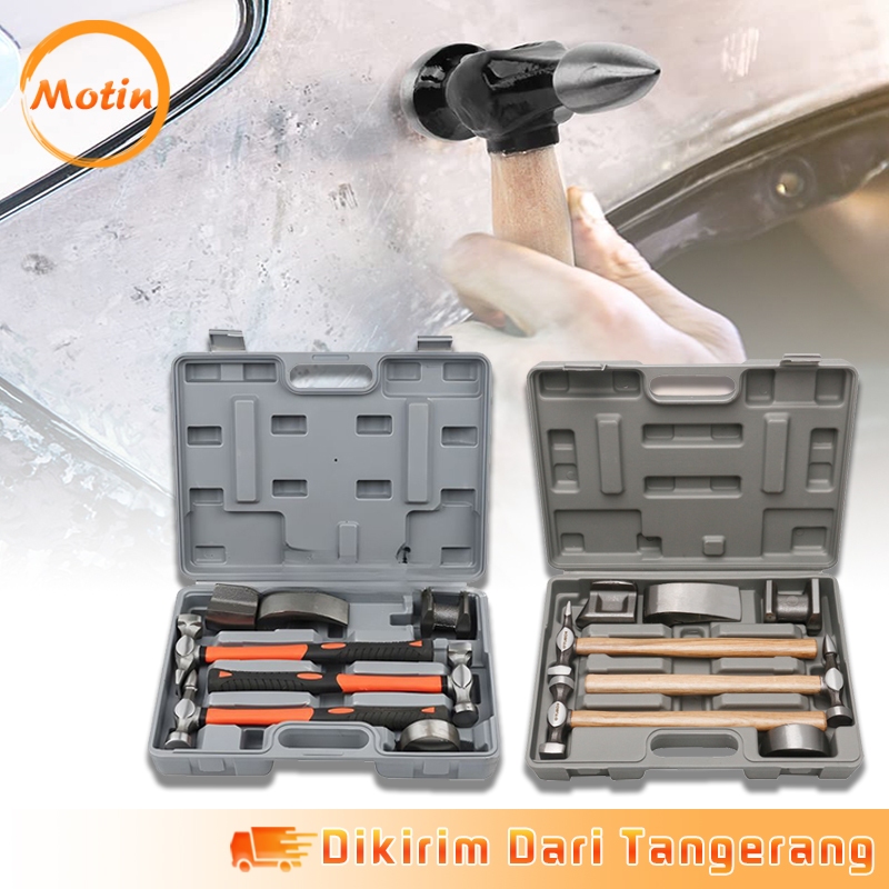 7 Pcs Palu Ketok Magic Mobil Body Repair Alat Ketok Magic