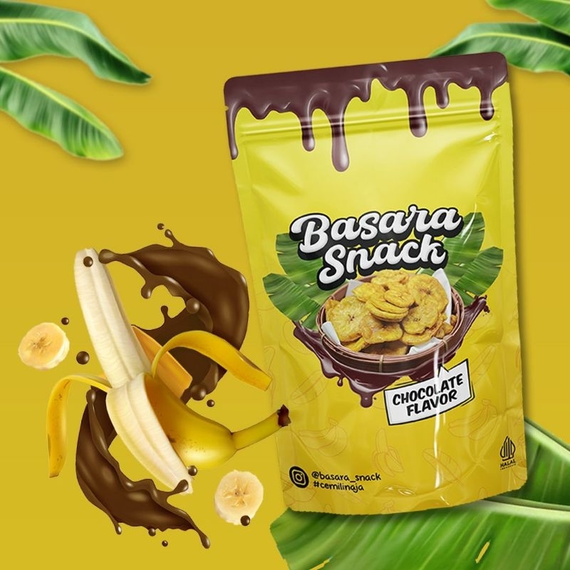 

[Basara Snack] Keripik Pisang Basara Snack, Camilan Renyah 100% Pisang Pilihan - Cemilan