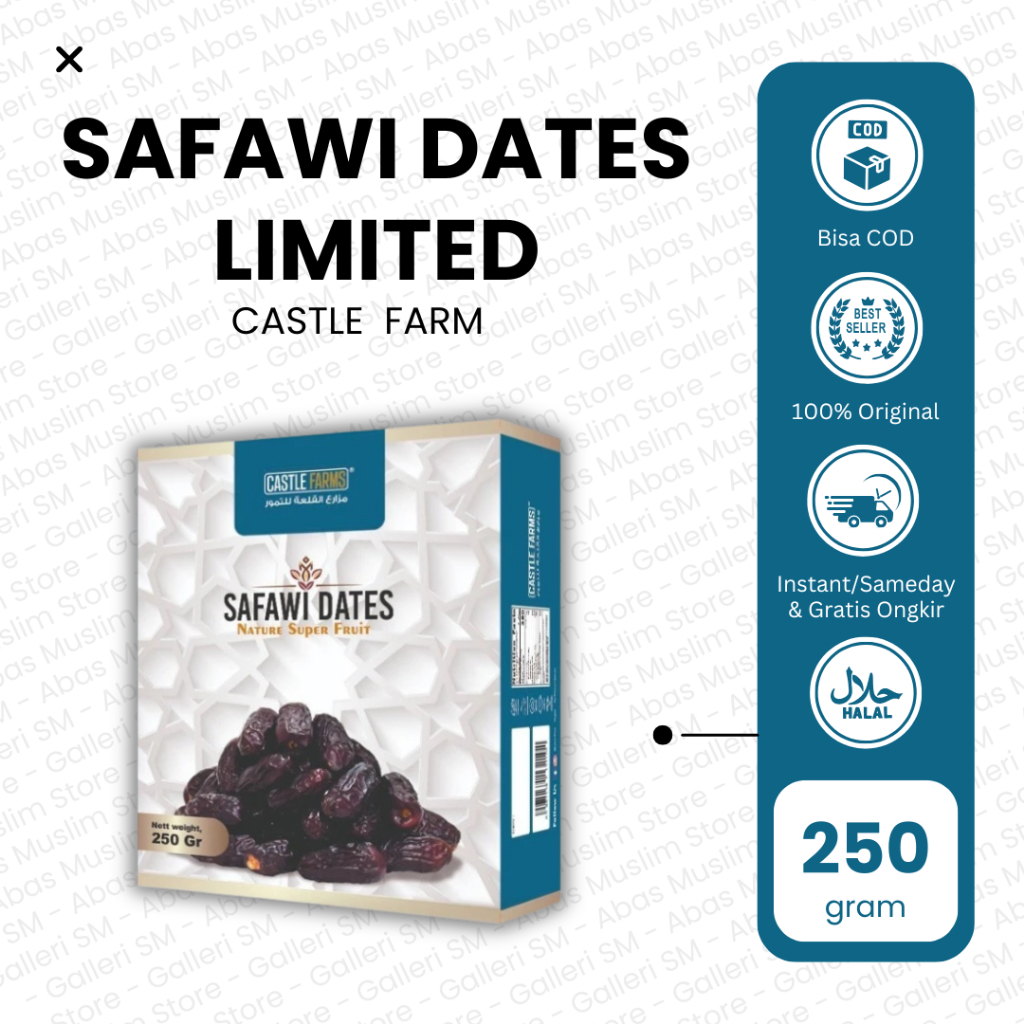 

Kurma Safawi Madinah 250 gr Korma Organik Dates Limited Castle Farms