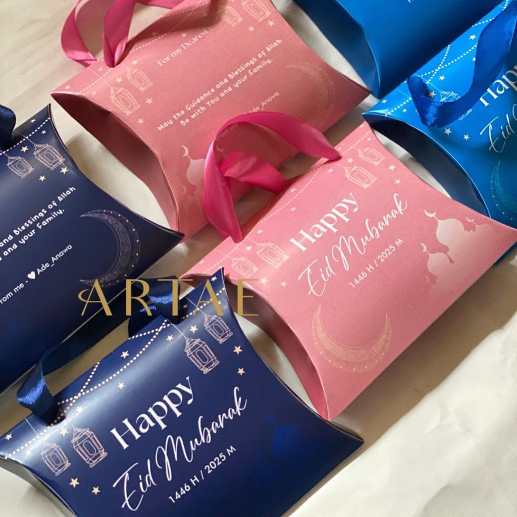 

Aesthetic Pillow Box Hijab / Souvenir ( FREE GANTI TULISAN BEBAS)