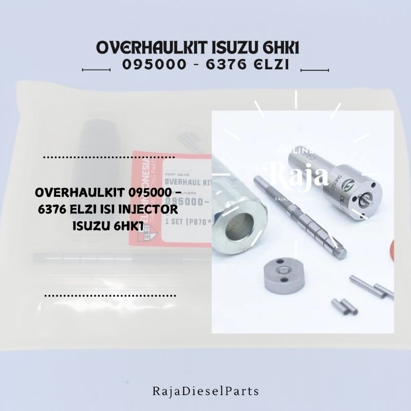 OVERHAULKIT 095000 - 6376 ELZI ISI INJECTOR ISUZU 6HK1