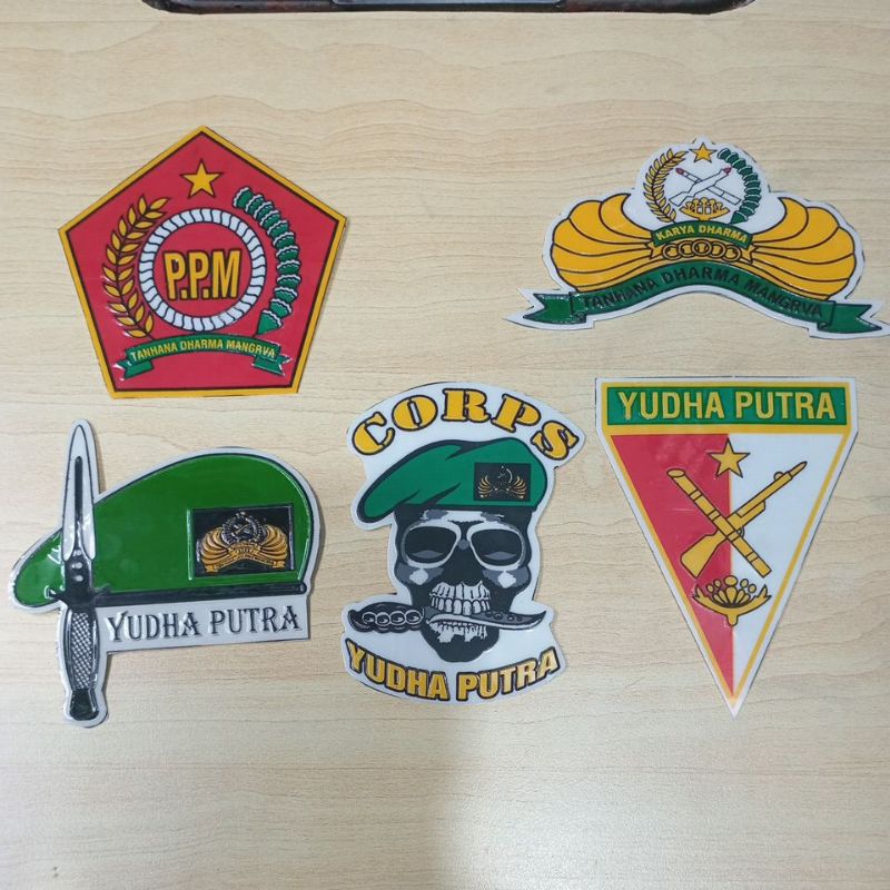 

stiker pemuda panca marga / stiker Yudha putra ppm