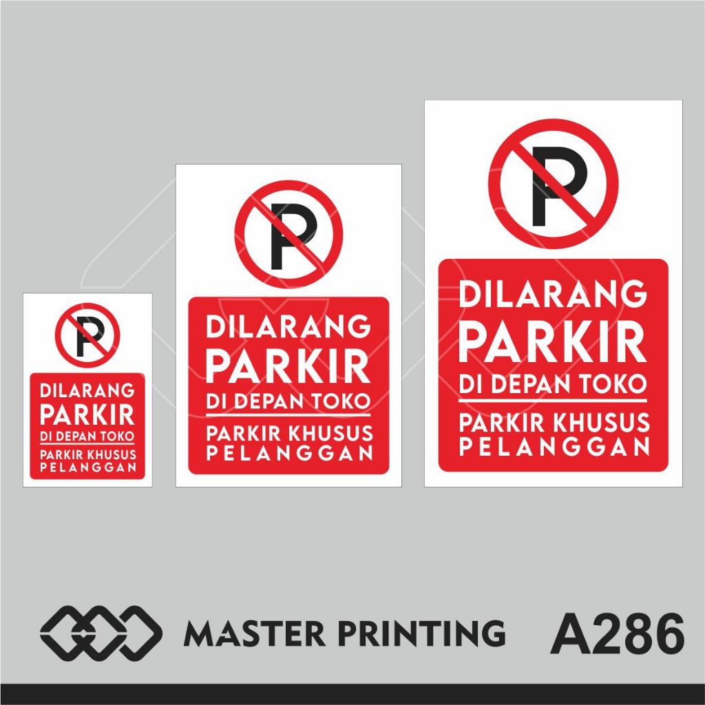 

A286 - Acrylic Sign, Stiker Akrilik Dilarang Parkir Kecuali Pelanggan, Tahan Air, dan Bisa Custom