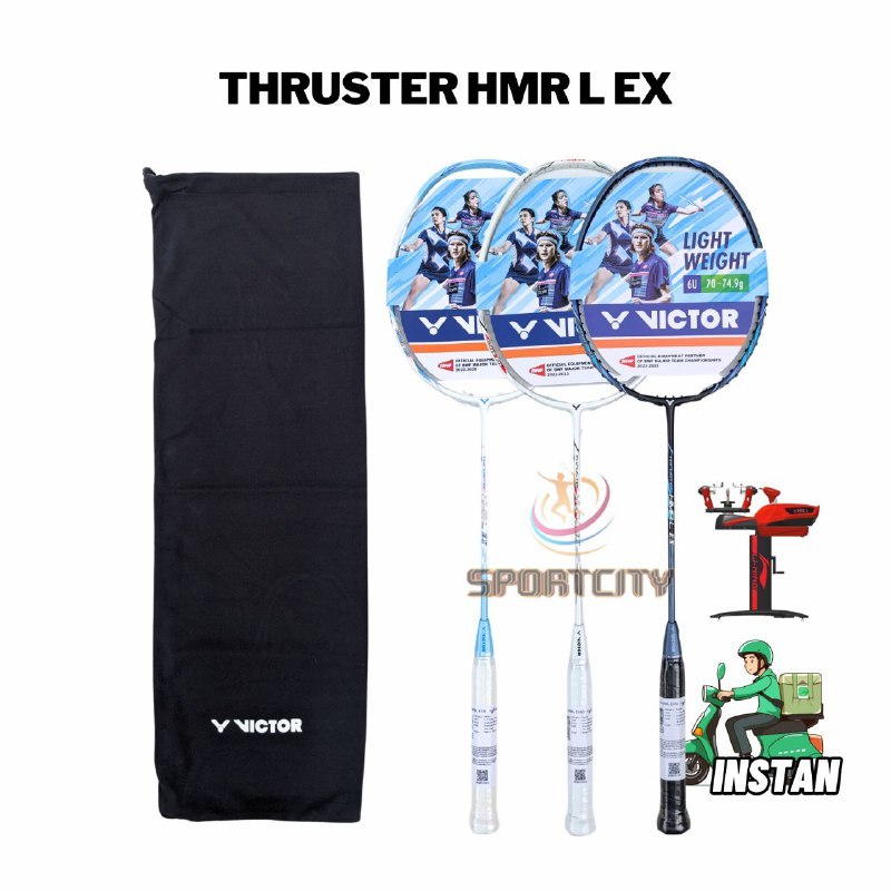 Raket Badminton VICTOR THRUSTER HMR L EX 6u 5u TK Original
