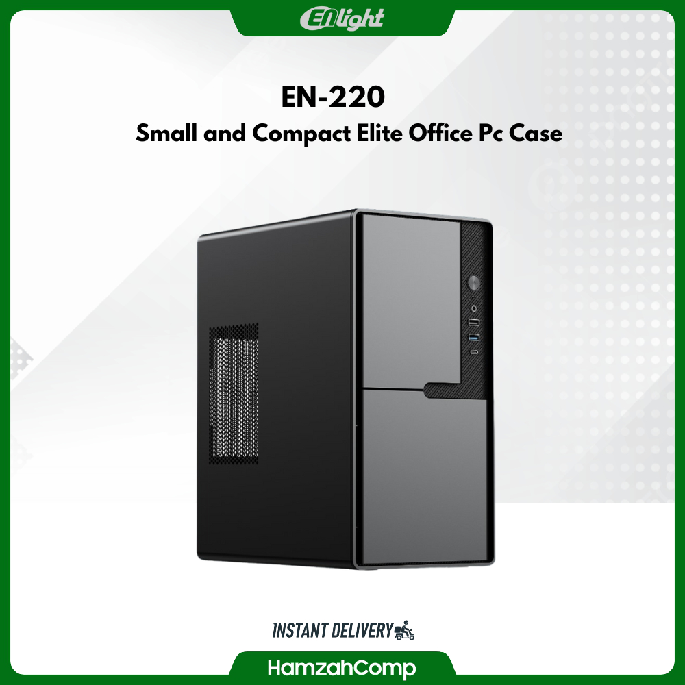 Casing Enligth EN 220 Mini ATX PC Casing Include Psu 300 Watt